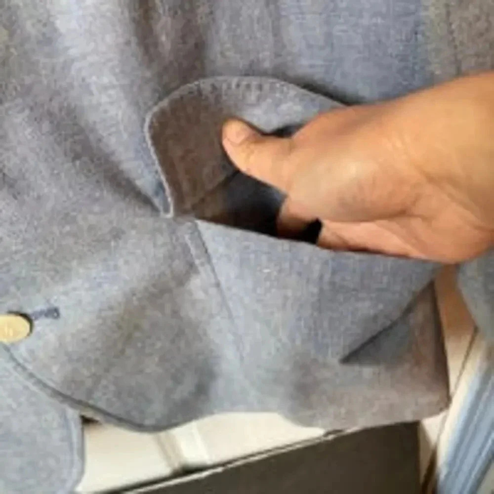 Brooks Brothers Y2K Light Blue 2 Button Sport coat Suit  Blazer Men Size 41R - Picture 6 of 9